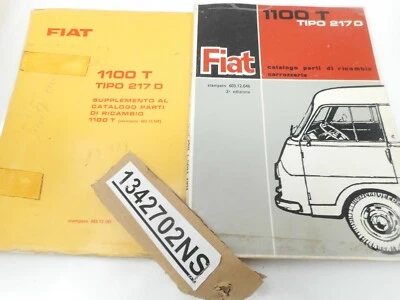 Catalogo parti di Ricambio carrozzeria per Auto d’epoca Fiat 1100T 217D del 1964 - Immagine 1 di 2