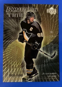 1999-00 Upper Deck Hockey Jaromir Jagr Crunch Time Silver #1/100 Penguins- NICE! - Picture 1 of 2