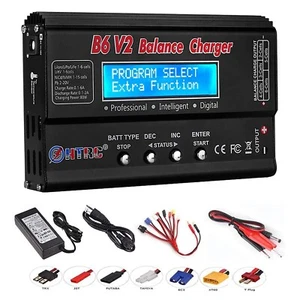B6V2 LiPo Battery Charger Balance Fast Charger Discharger 80W 2A Battery Char... - Picture 1 of 7