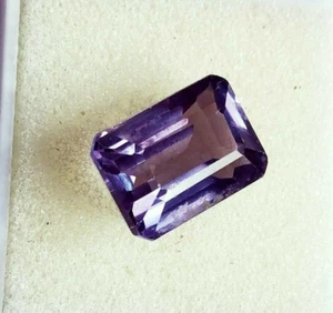 Alexandrit Farbwechsel 10,90 Ct Zertifiziert Smaragd Form Loser Edelstein - Bild 1 von 7