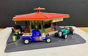 Lefton's The Texas Company Texaco Gas Station 1995 MIB Great Diorama Piece - Picture 1 of 12