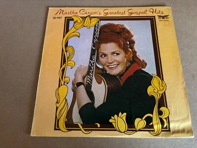 Martha Carson's Greatest Gospel Hits 1978 Gusto Starday Records Vinyl LP - Image 1 of 4