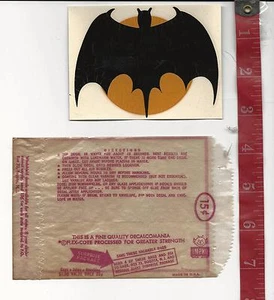 Vintage IMPKO water decal Holloween bat - Picture 1 of 1