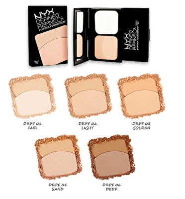 Nyx Define & Refine Powder Foundation Choose Shade Below - Image 1 of 2