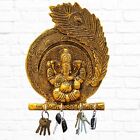 Classy Metal Ganesha Hangar Wall Key Holder Key Stand Sawan Gift Home Decor