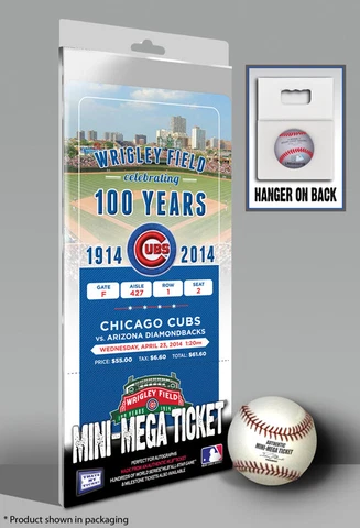 Wrigley Field 100th Anniversary Game Mini-Mega Ticket - Chicago Cubs  DM1 Cover
