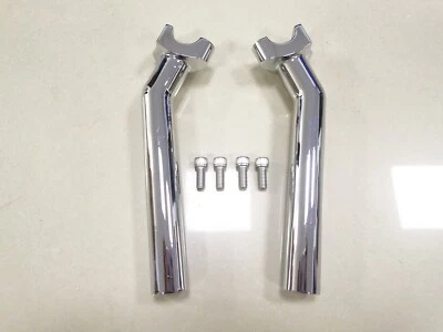 8.5" Pullback Chrome Handlebar Risers For Harley Softail Fat Boy Road King FLHR - Image 1 of 4