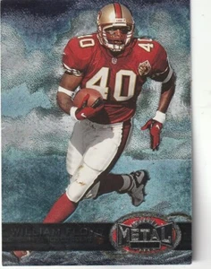 FREE SHIPPING-MINT-1997 Skybox Metal Universe William Floyd #17 49ERS - Picture 1 of 1