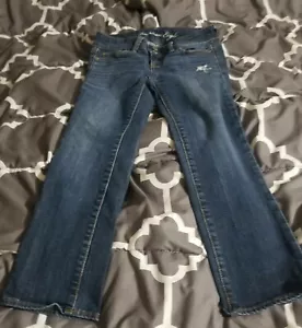 American Eagle Stretch Artist Jeans Size 00 - Picture 1 of 5