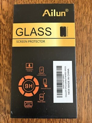 PROTECTOR PANTALLA CRISTAL AILUN Apple iPhone se adapta a iPhone 6 6s 7 8 SE2 - SELLADO Foto 1 de 2