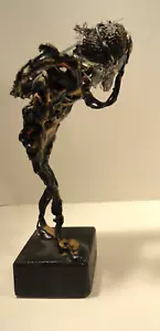 Wire Metal Art Sculpture / Statue Puerto Rico Cesar A Serraty - Picture 1 of 8