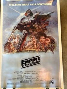 EMPIRE STRIKES BACK STYLE B ORIGINAL ROLLED 40x60 POSTER 1980 STAR WARS - Picture 1 of 1