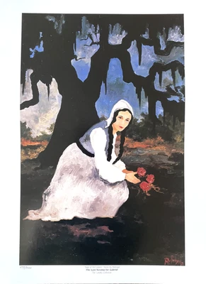 GEORGE RODRIGUE SAGA DE LOS CAJUNES - ÚLTIMA NOVENA - -18X24 - NUMERADO EDICIÓN LIMITADA Foto 1 de 4