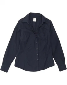 Camisa pequeña Brooks Brothers para mujer EE. UU. 10 grande azul marino algodón AA08 - Imagen 1 de 3