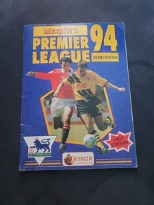 1994 Merlin Premier League 94 Sticker Album Book 100% Complete Full 1st Edition - Picture 1 of 24