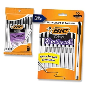 Cristal Xtra Smooth Ballpoint Pen, Medium Point (1.0mm), 10 Count (Pack of 1) - Picture 1 of 7
