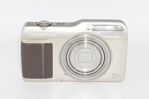 Olympus Stylus VG190 16MP Compact Digital Camera 5x Zoom Silver Tested - Picture 1 of 5