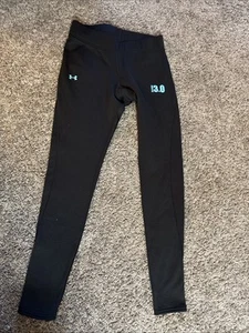Under Armour Women's UA ColdGear Base 3.0 Base Layer Leggings Small Black Tight - Picture 1 of 8