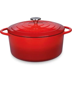 Olla MasterChef 24 cm hierro fundido rojo esmaltado 4,2 L olla - Imagen 1 de 1