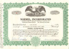 Normel Incorporated Pennsylvania old stock certificate share scripophily