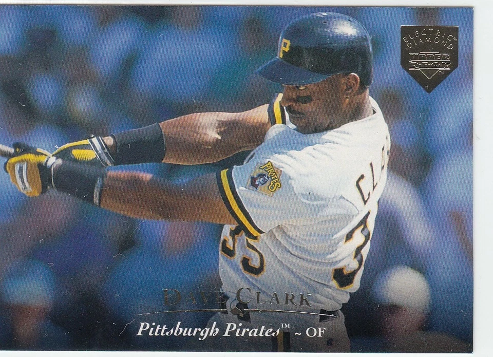 1995 UPPER DECK ELECTRIC DIAMOND GOLD SERIES 2 #388 DAVE CLARK PIRATES RARE SP - Image 1 of 1