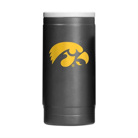Iowa Hawkeyes 12oz. Flipside Powdercoat Slim Can Cooler Cover