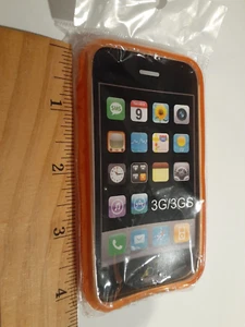 New for Apple iPhone 3G Designed Cover Rigid Orange Case USA FAST SHIP - Picture 1 of 10