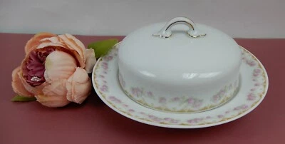 Plato de mantequilla floral decorativo vintage de Karlsbad hecho en Austria Foto 1 de 4