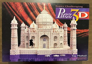NEW Puzz3D Milton Bradley Taj Mahal 1077 Piece Dimensional Jigsaw Puzzle - Picture 1 of 6