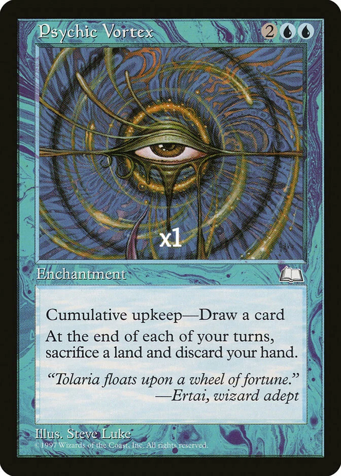 MTG Weatherlight WTH Psychic Vortex NM/M ::RESERVED LIST:: - Image 1 of 1