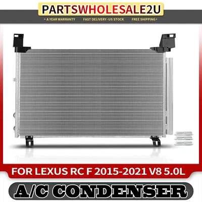 Condensador AC de fluxo paralelo para Lexus RC F 2015 2016-2021 5.0L 8846024120 16mm - Imagem 1 de 4