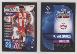 2019-20 Topps UCL Match Attax US Edition Dominik Szoboszlai #SAL14 Rookie RC