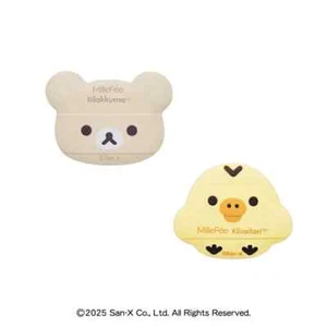 MilleFée Rilakkuma Makeup Puff Rilakkuma x2 Kiiroitori x1 Finger Puff San-X 2025 - Foto 1 di 4
