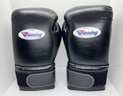 Winning Boxhandschuhe Profi Typ 14 Unzen schwarzes Band JAPAN MS-500B - Bild 1 von 4