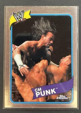 2008 Topps Heritage III Chrome WWE #27 CM Punk - AEW  HOT!!!