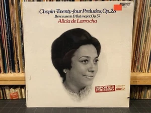 ALICIA DE LARROCHA Chopin Twenty-Four Preludes Op. 28 LP London CS6952 SEALED - Picture 1 of 6
