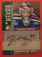 2008 09 ITG Between the Pipes GOALIEGRAPHS A-RM Robert Mayer Autograph  