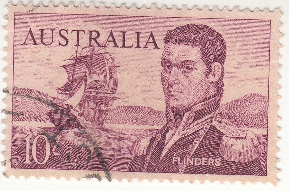 Australia 1963. Matthew Flinders y el investigador de tres mástiles. Usado Foto 1 de 1