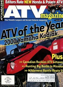 ATV Magazine Spring 2000 ATV of the Year 2000 Yamaha Kodiak - Imagen 1 de 2