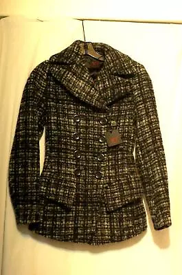 MP di Massimo Piombo Womens NEW Coat Jacket Size 36  Gray Baby Alpaca Packets - Image 1 of 4