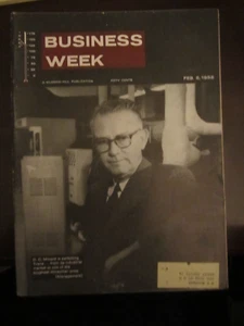 Business Week Magazine February 1958 D.C. Minard Switching Trane 65 - Picture 1 of 1