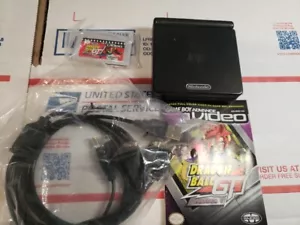 Nintendo Game Boy Advance SP Handheld Console - Onyx Black, With Free Dbz Crtrdg - Picture 1 of 8