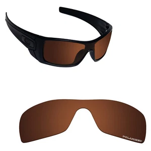 Hawkry SaltWater Proof Bronze Brown Replacement Lenses for-Oakley Batwolf - Picture 1 of 3
