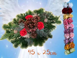 T23.54. Minidecke Grabgesteck Totensonntag Urnengrab Grabschmuck Gesteck - Bild 1 von 17