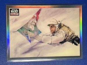 Star Wars Galaxy Chrome 23 Refractor Kenobi's Visage Luke Skywalker #31 - Picture 1 of 3