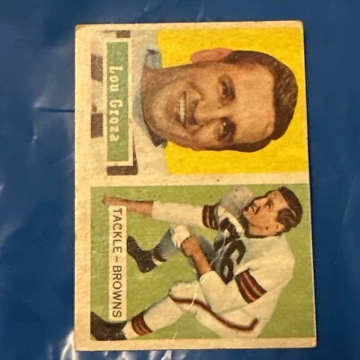 1957 Topps  #28 Lou Groza Low Grade  A - Image 1 of 2