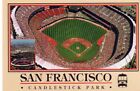 San Francisco, Candlestick Park, Giants & 49ers, 4x6" Chrome Postcard, Unposted