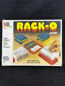 Vintage 1978 Milton Bradley RACK-O Card Game COMPLETE IN BOX Numbers Party - Picture 1 of 4