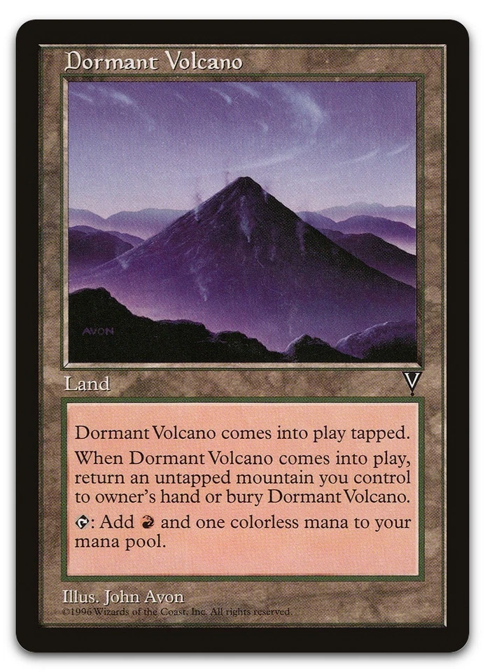 Dormant Volcano (LP) Visions VIS Magic MTG - Image 1 of 1