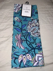 NEU Vera Bradley KÜCHENTUCH-SET 100 % Baumwolle PFAUENGARTEN - Bild 1 von 6
